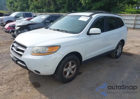 2008 Hyundai Santa Fe Gls z USA, uszkodzony, nr VIN 5NMSG13D78H188553